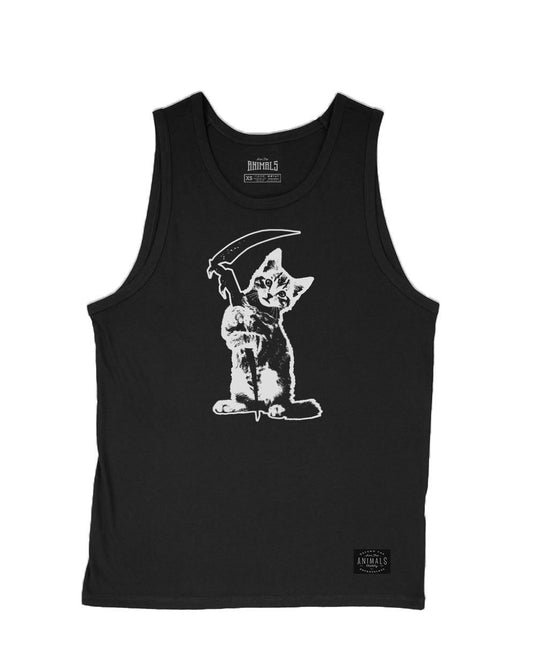 Men's | Reaper Kitty | Tank Top - Arm The Animals Clothing LLC