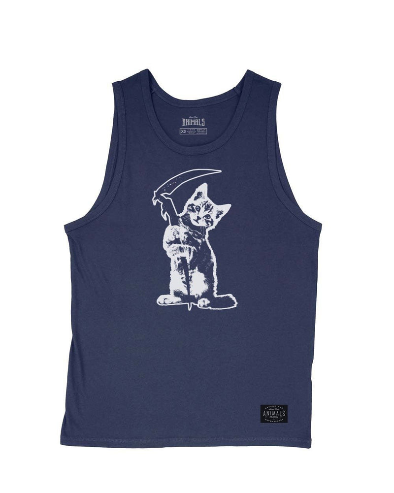 Load image into Gallery viewer, Men&#39;s | Reaper Kitty | Tank Top - Arm The Animals Clothing LLC
