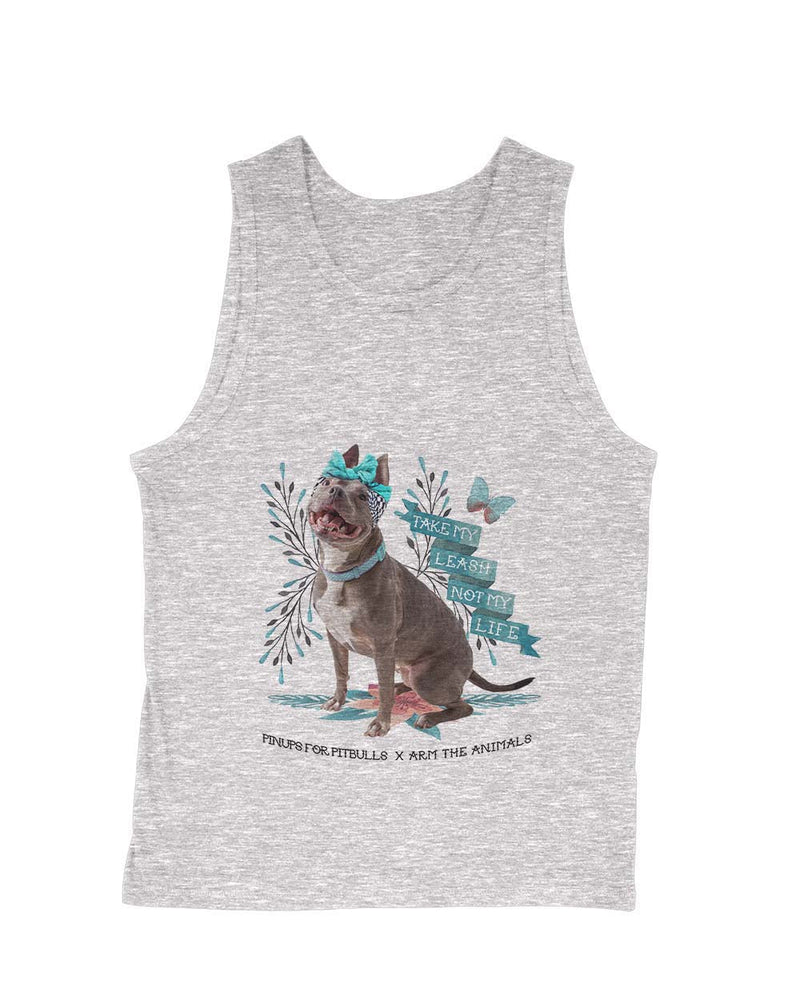 Load image into Gallery viewer, Men&#39;s | Take My Leash Not My Life | Tank Top - Arm The Animals Clothing Co.
