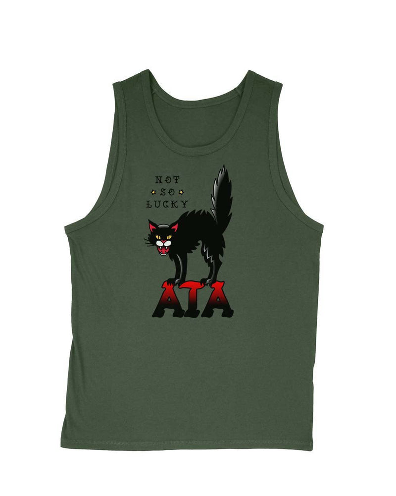 Load image into Gallery viewer, Men&#39;s | Tattoo Black Cat | Tank Top - Arm The Animals Clothing Co.
