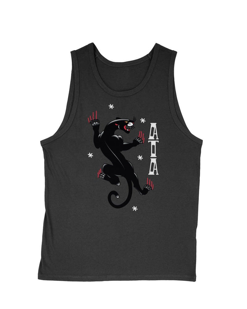 Load image into Gallery viewer, Men&#39;s | Tattoo Black Panther | Tank Top - Arm The Animals Clothing Co.
