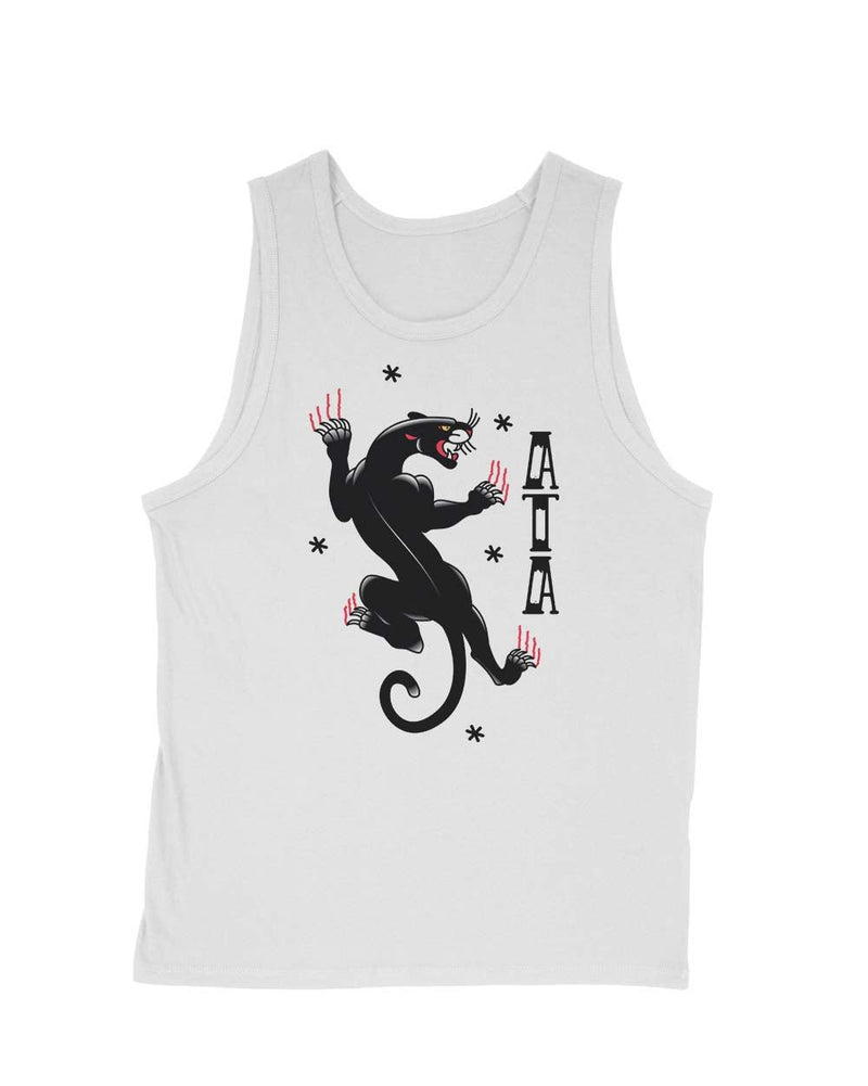 Load image into Gallery viewer, Men&#39;s | Tattoo Black Panther | Tank Top - Arm The Animals Clothing Co.
