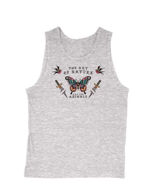 Men's | Tattoo Butterfly | Tank Top - Arm The Animals Clothing Co.