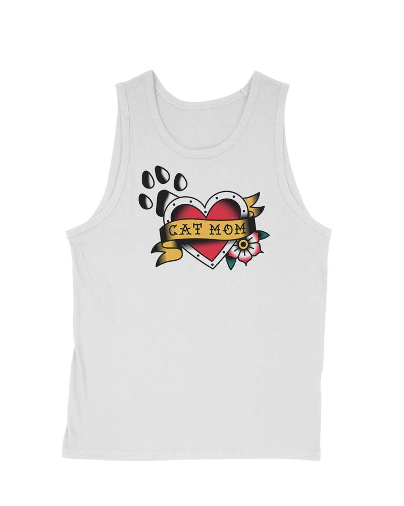 Load image into Gallery viewer, Men&#39;s | Tattoo Cat Mom | Tank Top - Arm The Animals Clothing Co.
