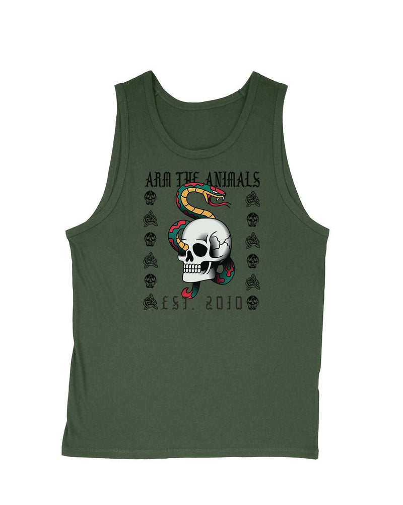 Load image into Gallery viewer, Men&#39;s | Tattoo Snake | Tank Top - Arm The Animals Clothing Co.
