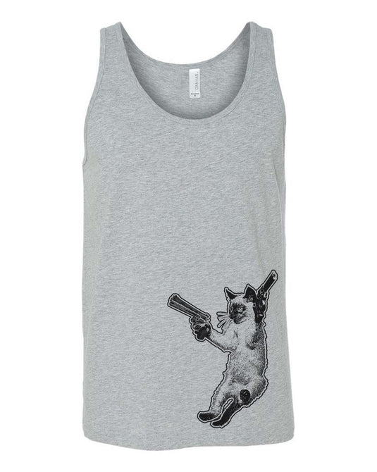 Men's | The Cat and The Gat | Tank Top - Arm The Animals Clothing Co.