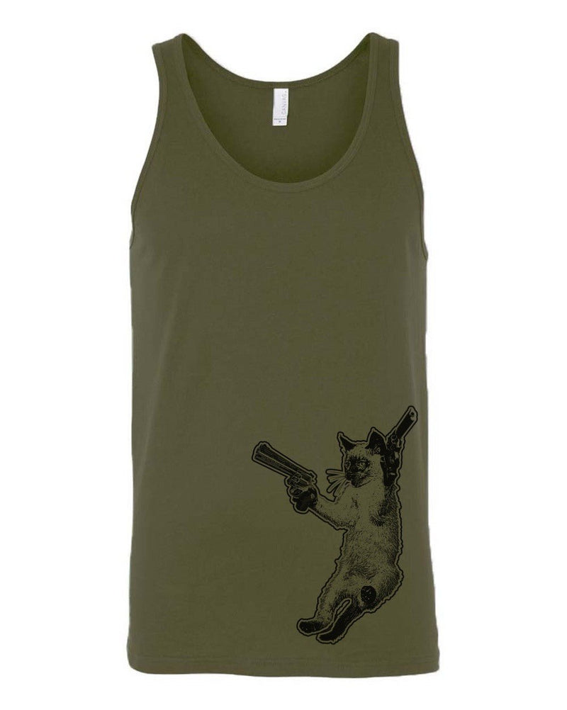 Load image into Gallery viewer, Men&#39;s | The Cat and The Gat | Tank Top - Arm The Animals Clothing Co.
