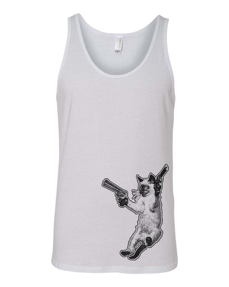 Load image into Gallery viewer, Men&#39;s | The Cat and The Gat | Tank Top - Arm The Animals Clothing Co.
