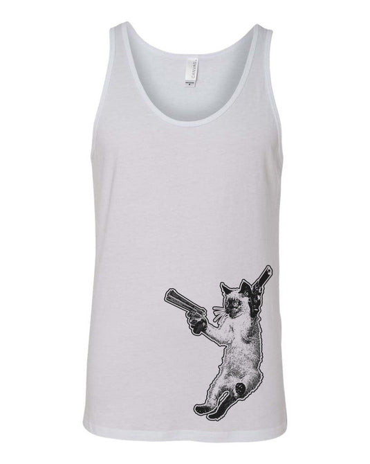 Men's | The Cat and The Gat | Tank Top - Arm The Animals Clothing Co.