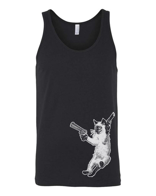 Men's | The Cat and The Gat | Tank Top - Arm The Animals Clothing Co.