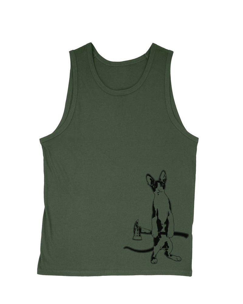 Load image into Gallery viewer, Men&#39;s | The Catsecutioner | Tank Top - Arm The Animals Clothing Co.
