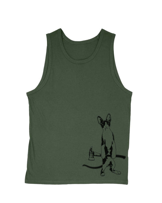 Men's | The Catsecutioner | Tank Top - Arm The Animals Clothing Co.