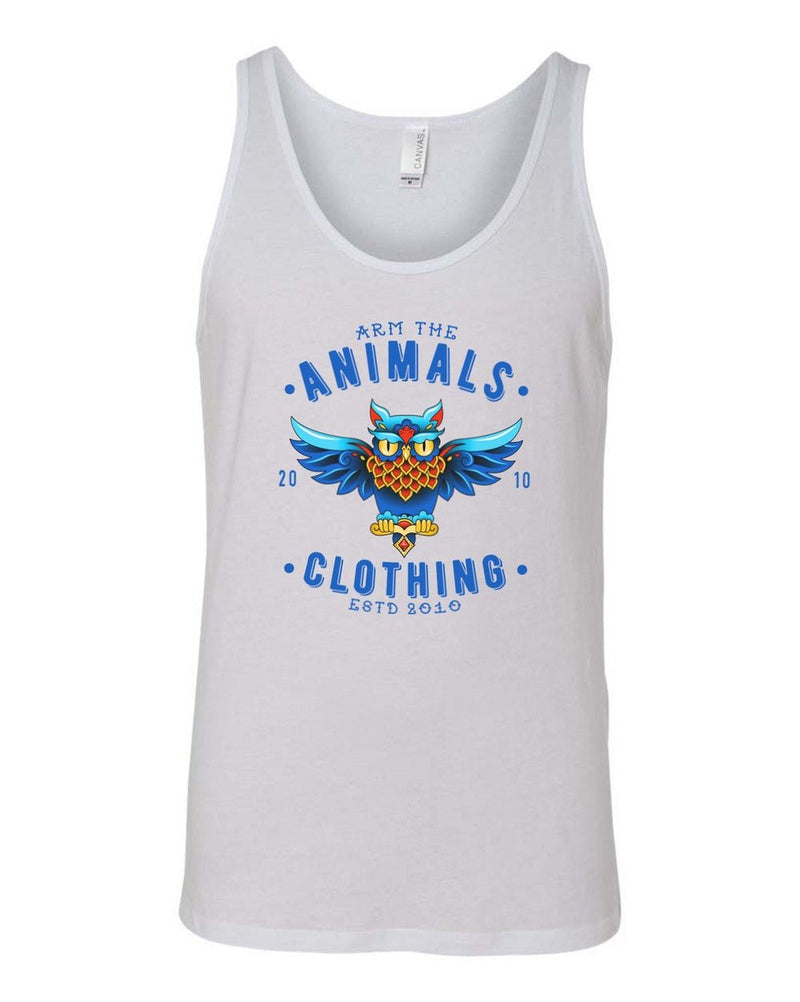 Load image into Gallery viewer, Men&#39;s | Varsity Owl | Tank Top - Arm The Animals Clothing Co.
