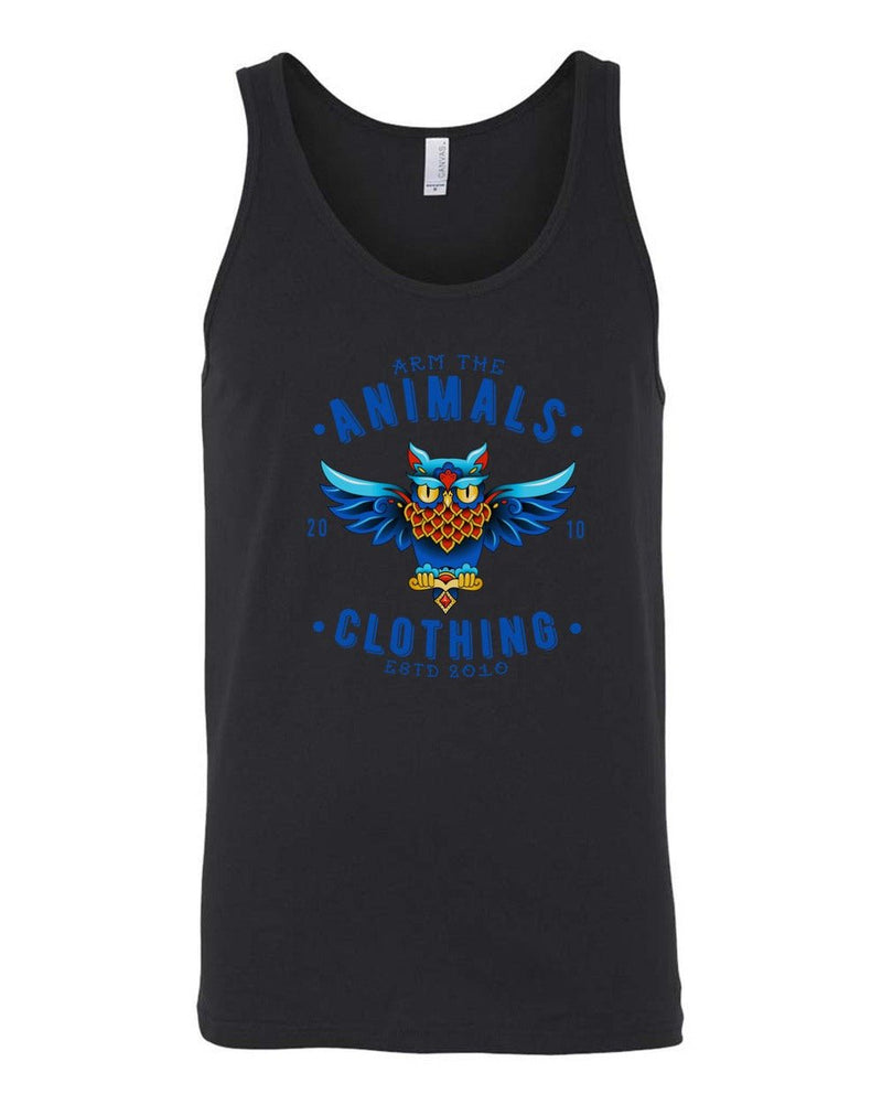 Load image into Gallery viewer, Men&#39;s | Varsity Owl | Tank Top - Arm The Animals Clothing Co.
