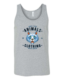 Men's | Varsity Wolf | Tank Top - Arm The Animals Clothing Co.