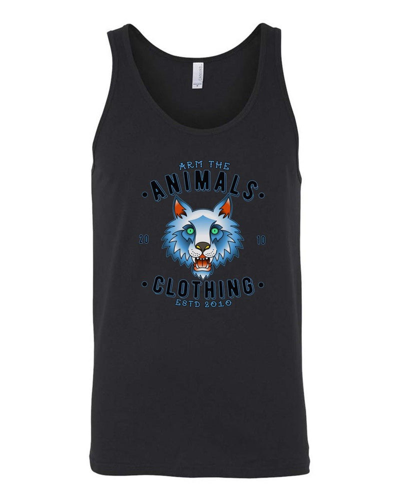 Load image into Gallery viewer, Men&#39;s | Varsity Wolf | Tank Top - Arm The Animals Clothing Co.
