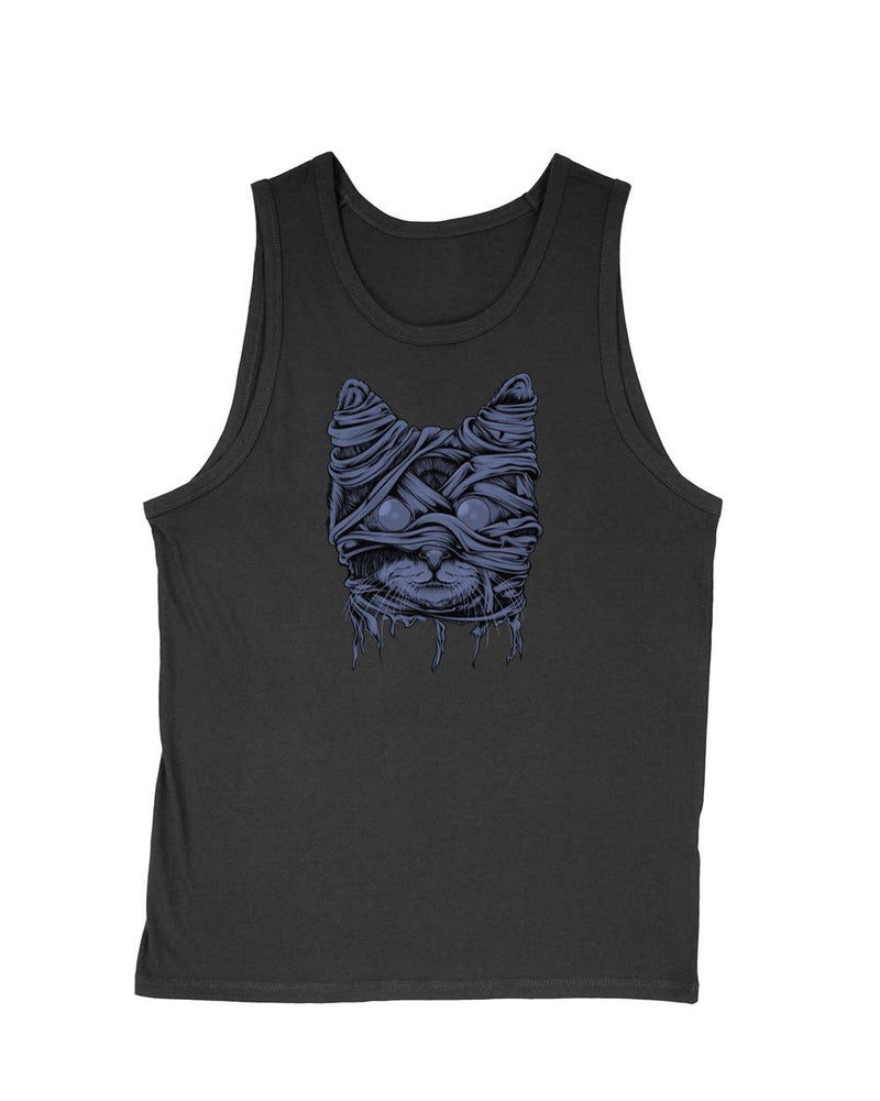 Load image into Gallery viewer, Men&#39;s | Zombie Mummy Cat | Tank Top - Arm The Animals Clothing Co.
