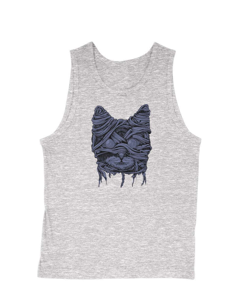 Load image into Gallery viewer, Men&#39;s | Zombie Mummy Cat | Tank Top - Arm The Animals Clothing Co.
