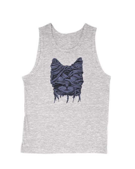 Men's | Zombie Mummy Cat | Tank Top - Arm The Animals Clothing Co.