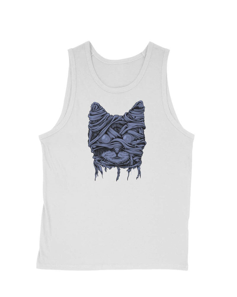 Load image into Gallery viewer, Men&#39;s | Zombie Mummy Cat | Tank Top - Arm The Animals Clothing Co.
