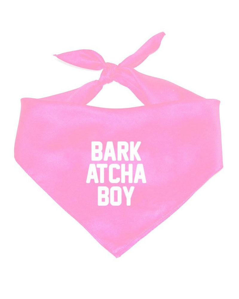 Load image into Gallery viewer, Pet | Bark Atcha Boy | Bandana - Arm The Animals Clothing Co.
