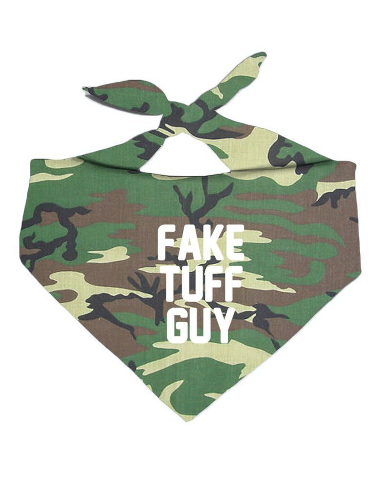 Load image into Gallery viewer, Pet | Fake Tuff Guy | Bandana - Arm The Animals Clothing Co.
