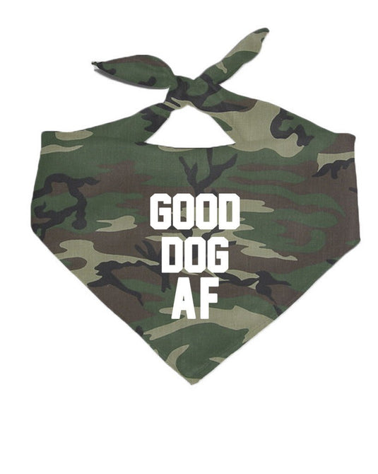 Pet | Good Dog AF | Bandana - Arm The Animals Clothing Co.