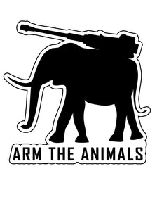 Stickers | Iron Tusk | Die Cut Sticker - Arm The Animals Clothing Co.