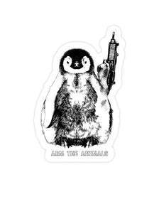 Stickers | Pen-Gun | Die Cut Sticker - Arm The Animals Clothing Co.
