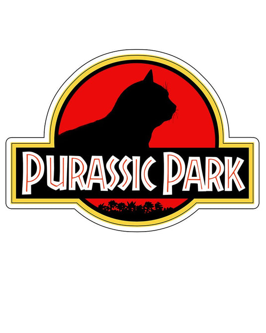 Stickers | Purassic Park | Die Cut Sticker - Arm The Animals Clothing Co.