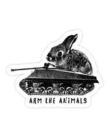 Stickers | Renegade Bunny | Die Cut Sticker - Arm The Animals Clothing LLC