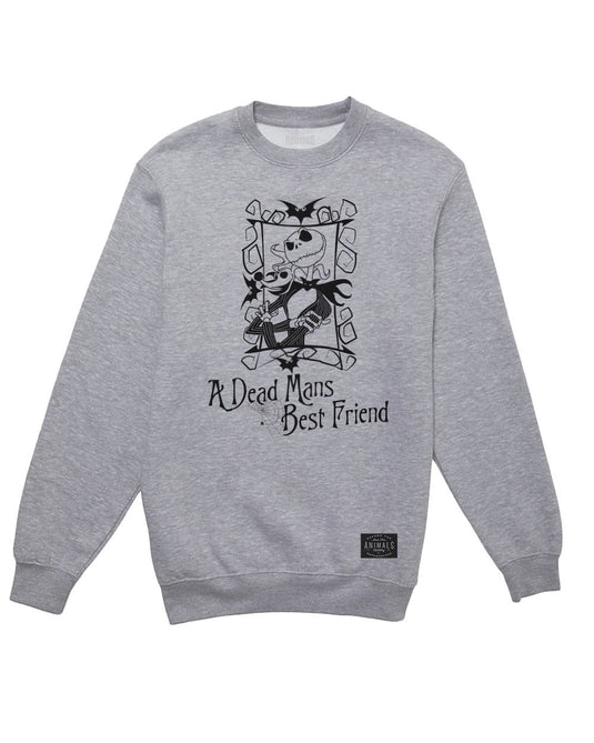 Unisex | A DEAD MANS BEST FRIEND | Crewneck Sweatshirt - Arm The Animals Clothing Co.