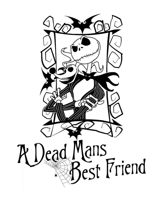 Unisex | A DEAD MANS BEST FRIEND | Crop Hoodie - Arm The Animals Clothing Co.