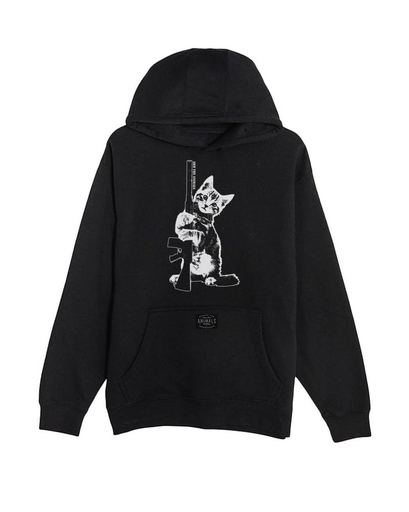 Load image into Gallery viewer, Unisex | Ain&#39;t Kitten Around | Hoodie - Arm The Animals Clothing Co.
