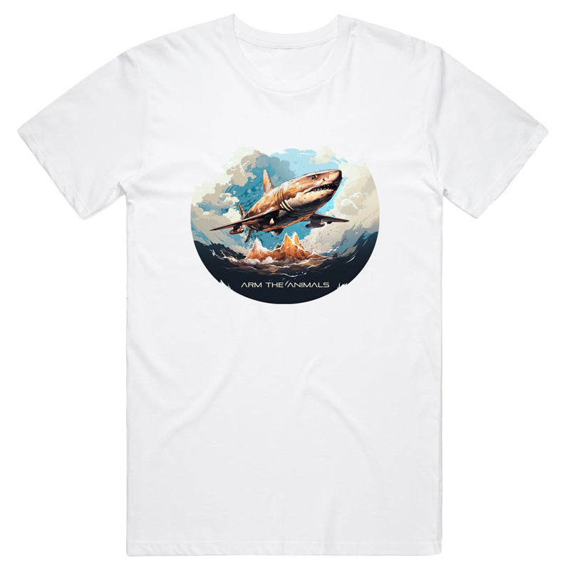 Load image into Gallery viewer, Unisex | Air Shark | Crew - Arm The Animals Clothing LLC
