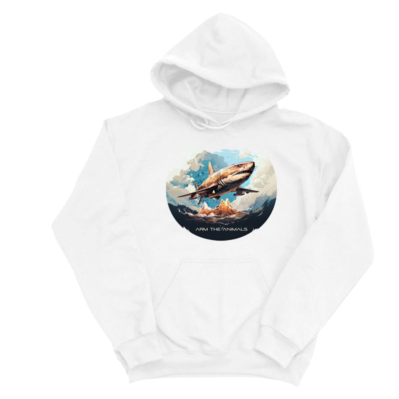 Load image into Gallery viewer, Unisex | Air Shark | Hoodie - Arm The Animals Clothing LLC
