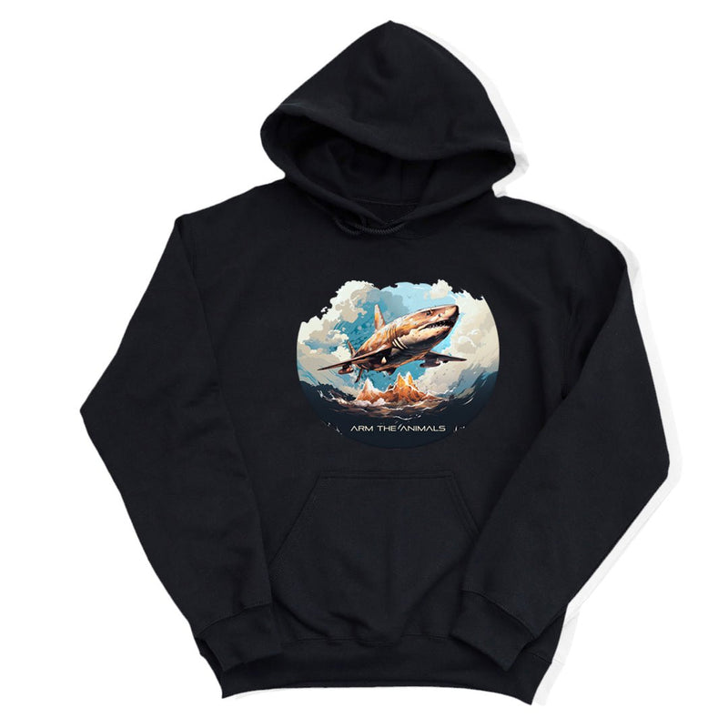 Load image into Gallery viewer, Unisex | Air Shark | Hoodie - Arm The Animals Clothing LLC
