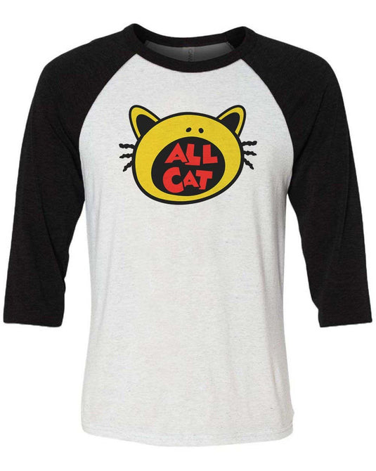 Unisex | All Cat | 3/4 Sleeve Raglan - Arm The Animals Clothing Co.