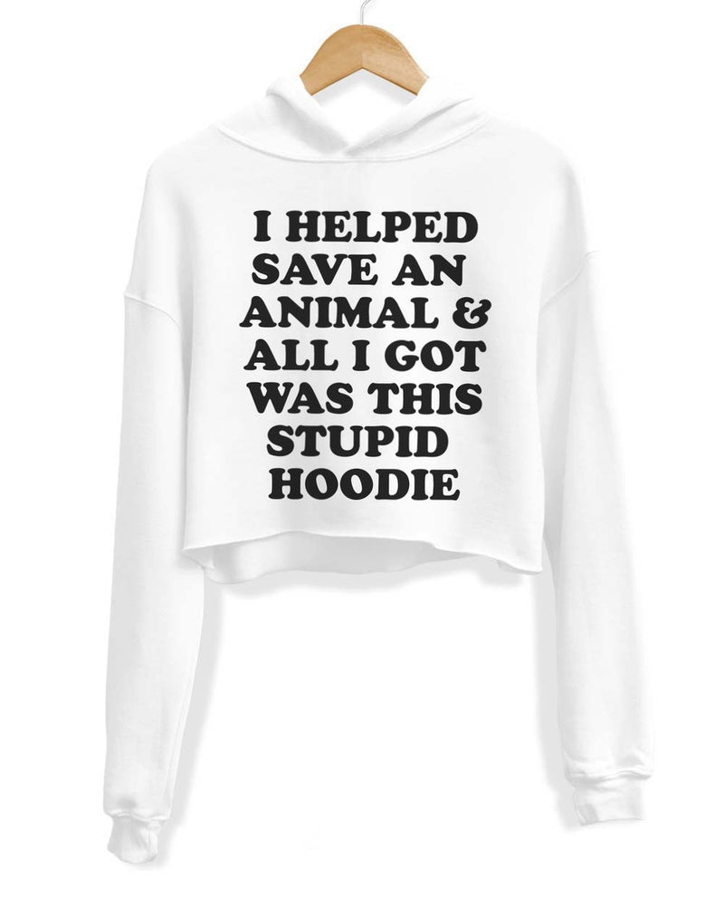 Load image into Gallery viewer, Unisex | All I Got | Crop Hoodie - Arm The Animals Clothing Co.
