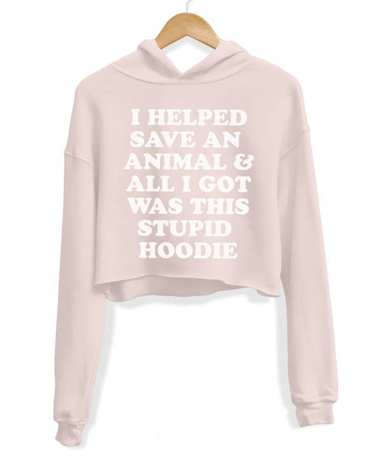 Unisex | All I Got | Crop Hoodie - Arm The Animals Clothing Co.