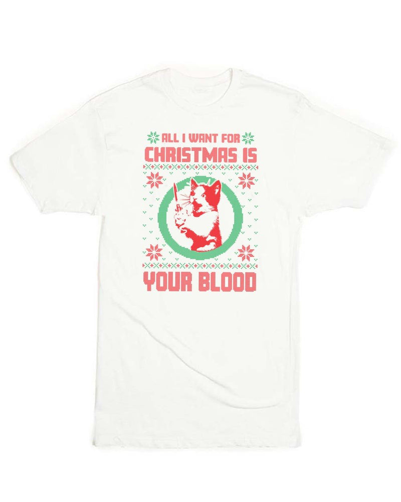 Load image into Gallery viewer, Unisex | All I Want For Christmas Is Your Blood | Crew - Arm The Animals Clothing LLC
