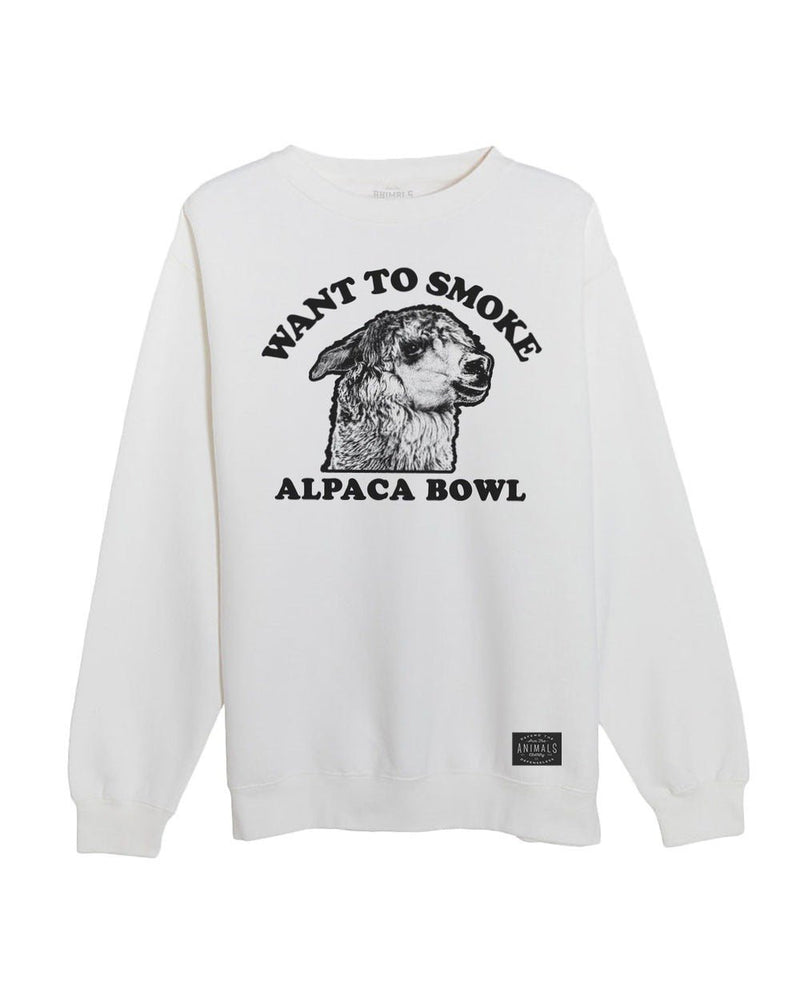 Load image into Gallery viewer, Unisex | Alpaca Bowl | Crewneck Sweatshirt - Arm The Animals Clothing Co.
