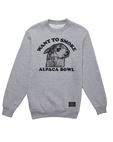 Unisex | Alpaca Bowl | Crewneck Sweatshirt - Arm The Animals Clothing Co.