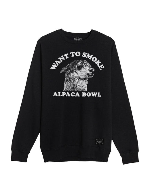 Unisex | Alpaca Bowl | Crewneck Sweatshirt - Arm The Animals Clothing Co.