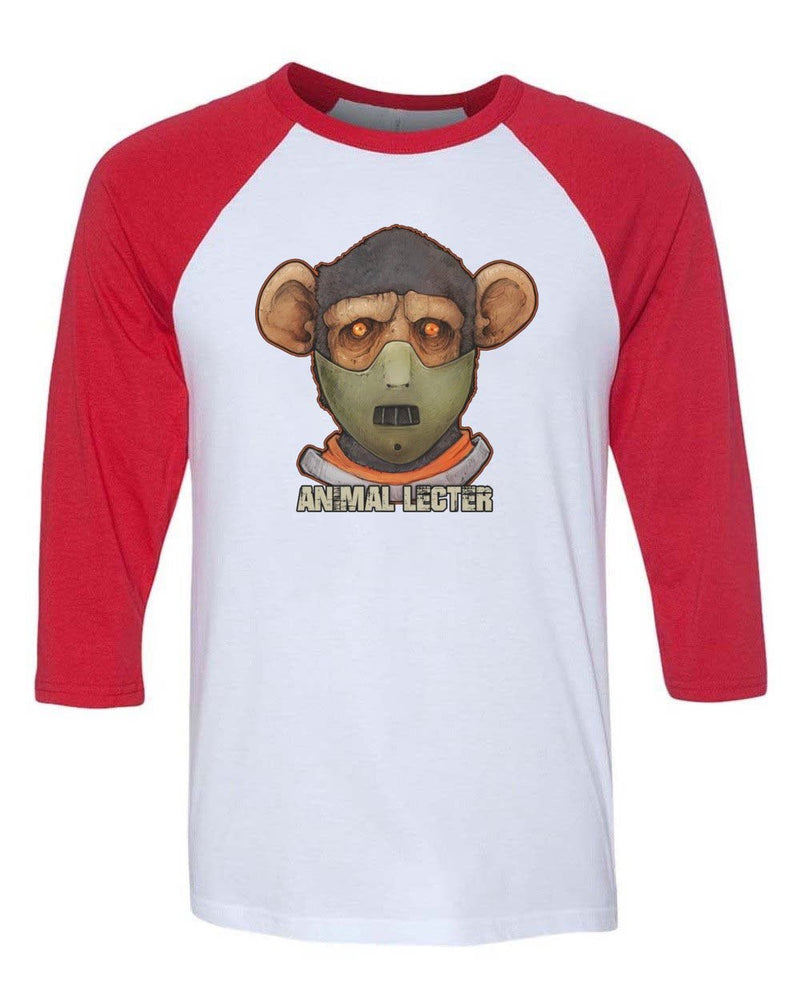 Load image into Gallery viewer, Unisex | Animal Lecter | 3/4 Sleeve Raglan - Arm The Animals Clothing Co.
