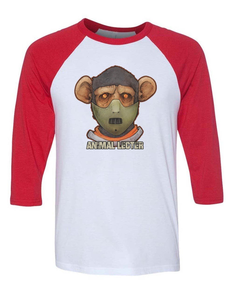 Load image into Gallery viewer, Unisex | Animal Lecter | 3/4 Sleeve Raglan - Arm The Animals Clothing Co.
