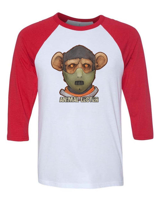 Unisex | Animal Lecter | 3/4 Sleeve Raglan - Arm The Animals Clothing Co.