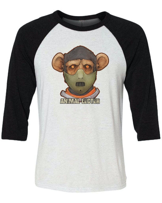 Unisex | Animal Lecter | 3/4 Sleeve Raglan - Arm The Animals Clothing Co.