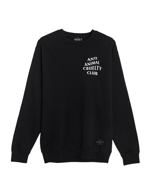 Unisex | Anti Animal Cruelty Club | Crewneck Sweatshirt - Arm The Animals Clothing Co.