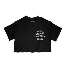 Unisex | Anti Animal Cruelty Club | Cut Tee - Arm The Animals Clothing Co.